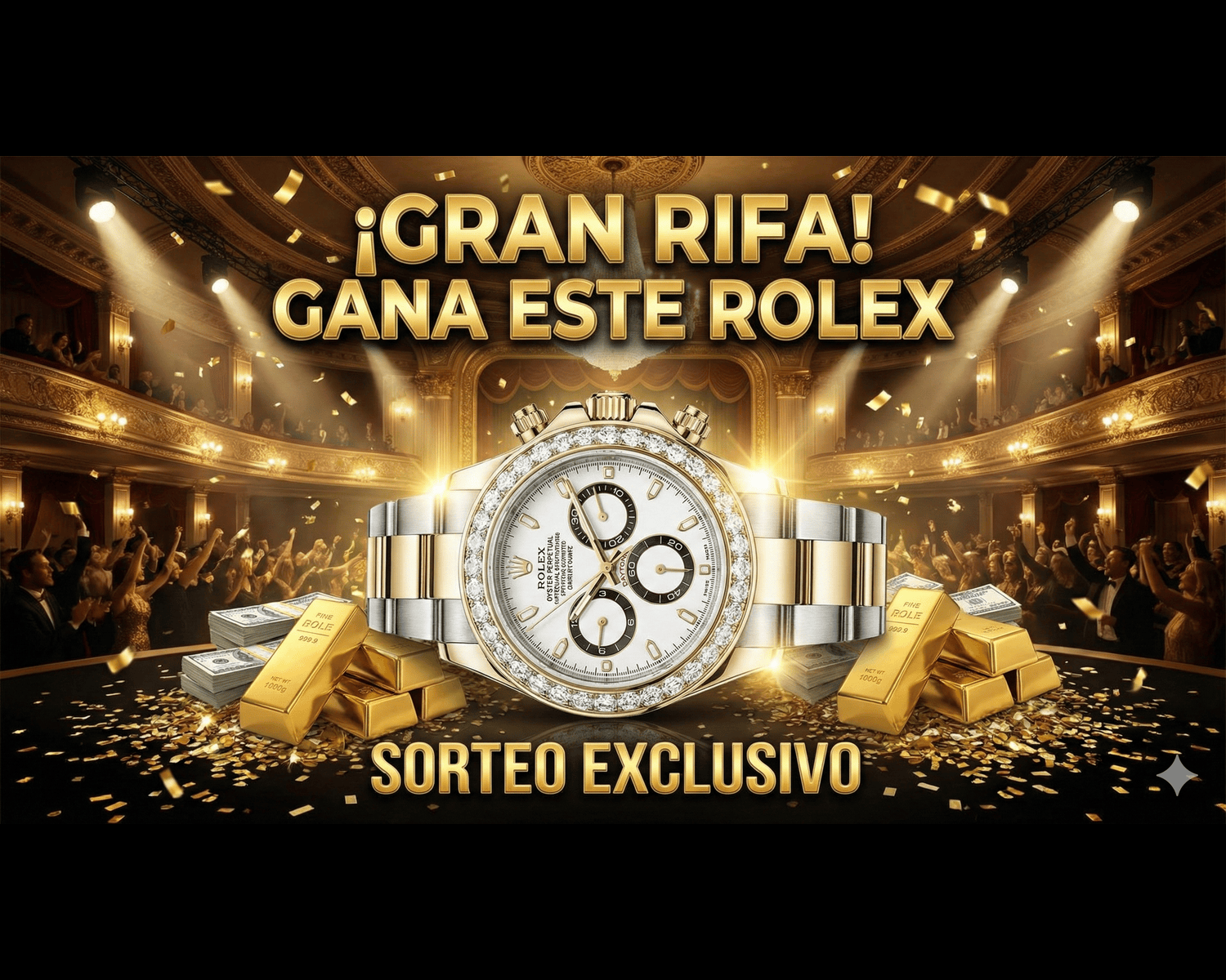Navidad de Lujo: ¡Gana un Rolex y mucho mas!
